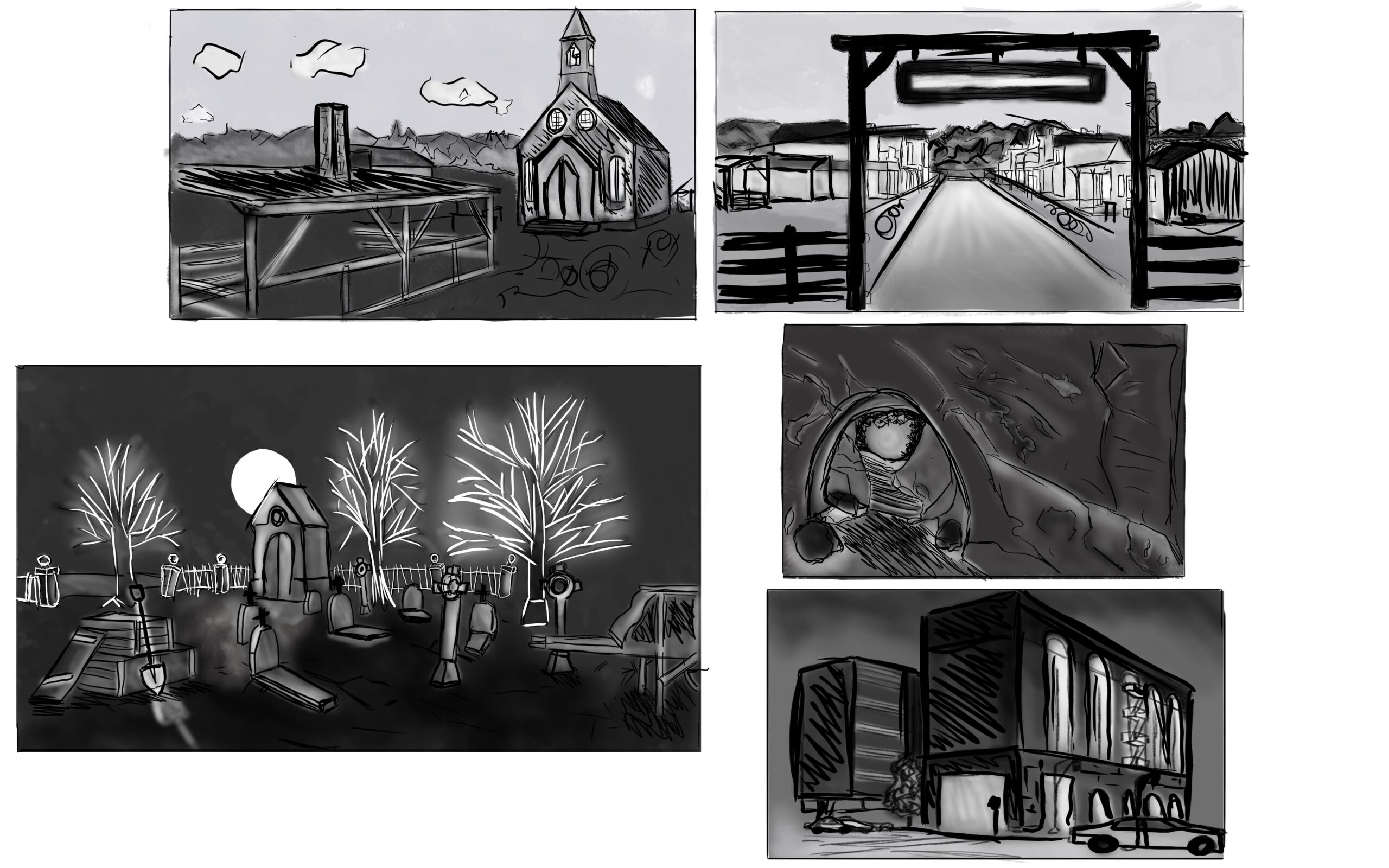 Concept art — environnement